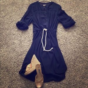 J. Crew Factory navy dress